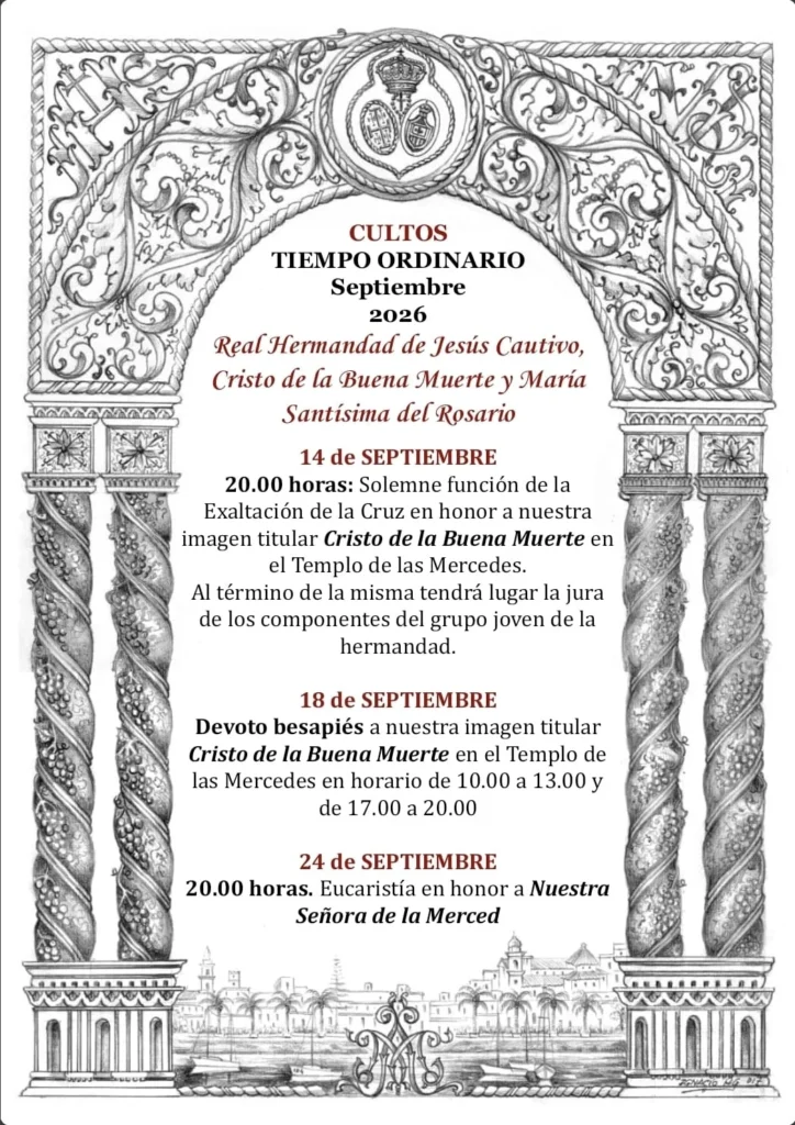 EUCARISTÍA EN HONOR A NUESTRA SEÑORA DE LA MERCED