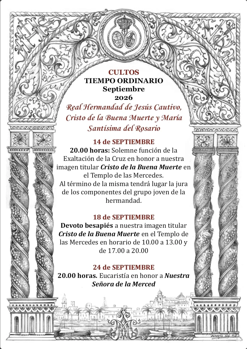 EUCARISTÍA EN HONOR A NUESTRA SEÑORA DE LA MERCED